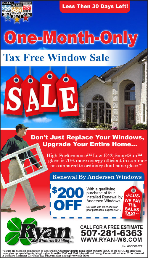 Pb windows renewal by andersen rochester mn